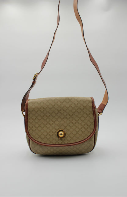 Macadam Canvas Shoulder Bag