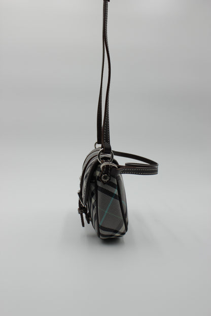 Nova Check Canvas Nylon Shoulder Bag